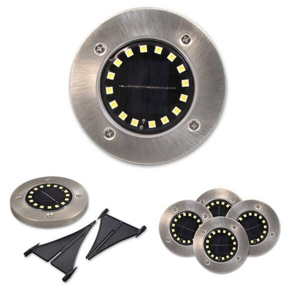 Set 4 lampi solare gradina 16 LED - 5- Roveli