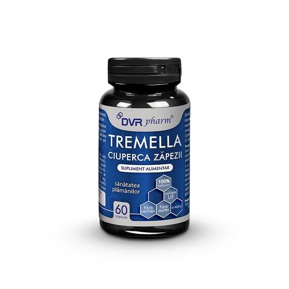 Tremella Ciuperca Zapezii 60 capsule DVR Pharm - - Roveli