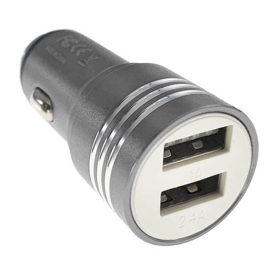 Incarcator auto universal, 2 x USB, 12/24V - - Roveli