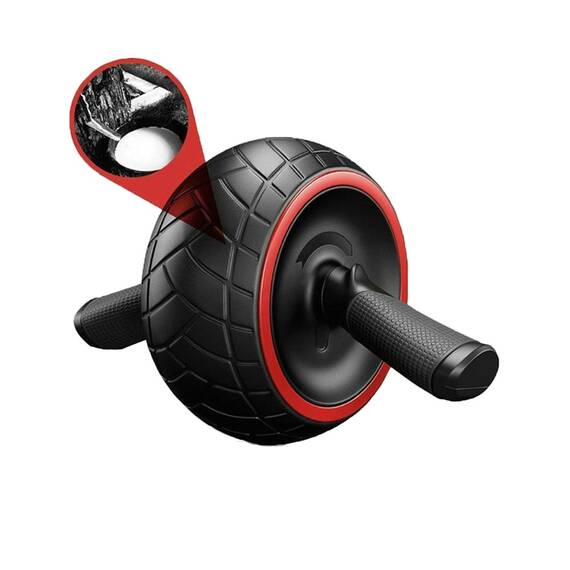 Roata Fitness pentru abdomene cu sistem de retractare - 3- Roveli
