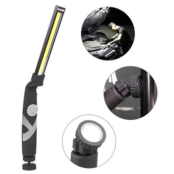 Lampa LED cu magnet si acumulator, portabila - 2- Roveli