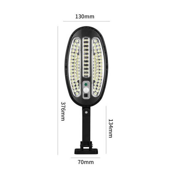 Lampa solara cu suport prindere 90W, doua modele SMD/COB - 5- Roveli