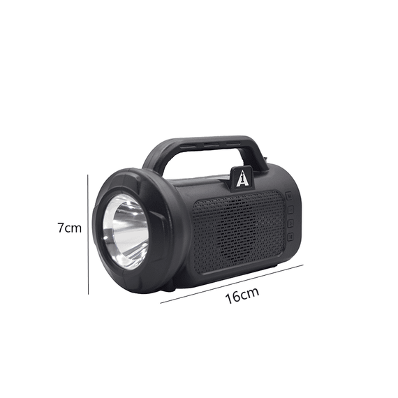 Boxa portabila cu panou solar si lanterna, USB, Bluetooth, AI136 - 6- Roveli