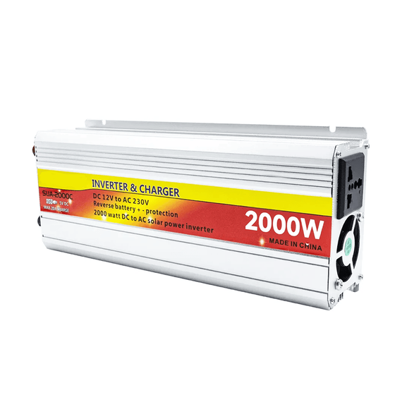 Invertor cu incarcator baterii auto, 2000W, USB, SUA2000C - 2- Roveli