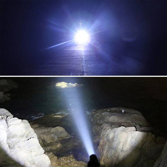 Lanterna LED, 3 moduri luminare, USB, 3800 lumeni, C812T6 - 4- Roveli