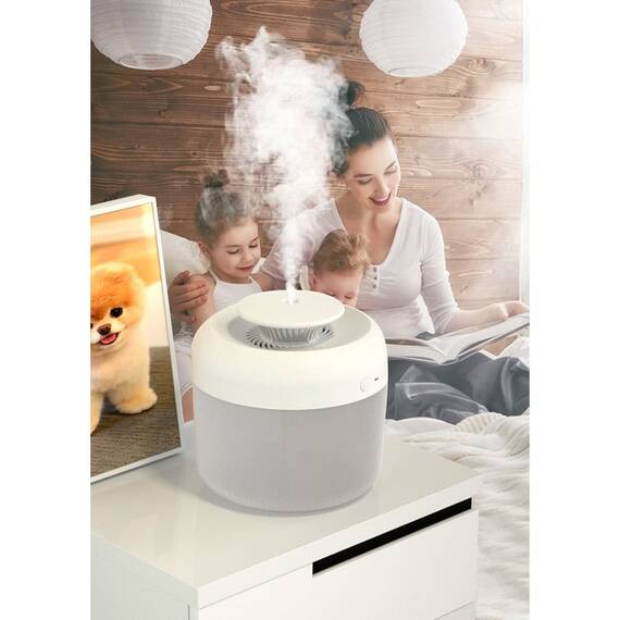 Umidificator cu ultrasunete, lampa de veghe, 2400ml - 3- Roveli