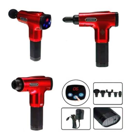 Aparat de masaj muscular, 5 capete, LCD - 4- Roveli