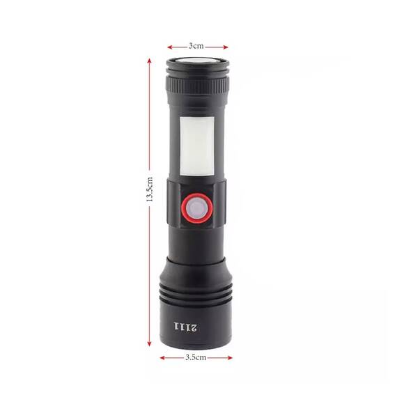 Lanterna LED 10W, zoom, reincarcabila, ZSH2111 - 6- Roveli