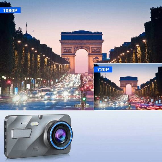 Camera de bord dubla DVR, Full HD, 4” - 9- Roveli