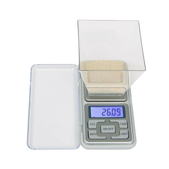 Cantar portabil pentru bijuterii, display LCD, 200g, Tara, JY07 - 5- Roveli