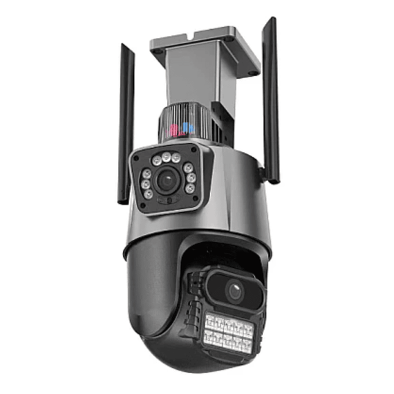 Camera supraveghere dubla, 2K, WIFI,  8X zoom, 8MP - - Roveli