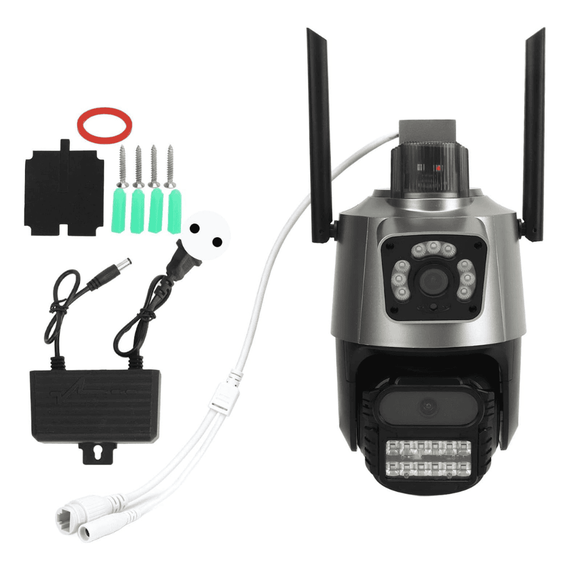 Camera supraveghere dubla, 2K, WIFI,  8X zoom, 8MP - 3- Roveli