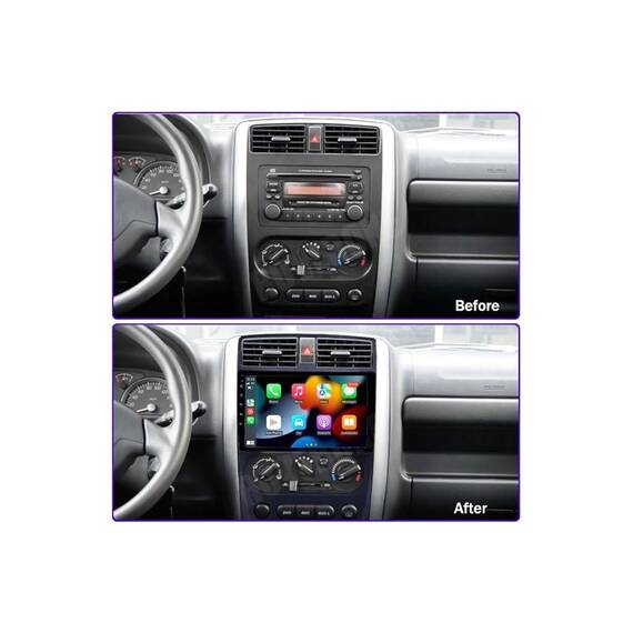 Rama Navigatie 9" cu cablaj  compatibila Suzuki Jimny 2005-2018 Cod: NV3188/ GR1 - 6- Roveli