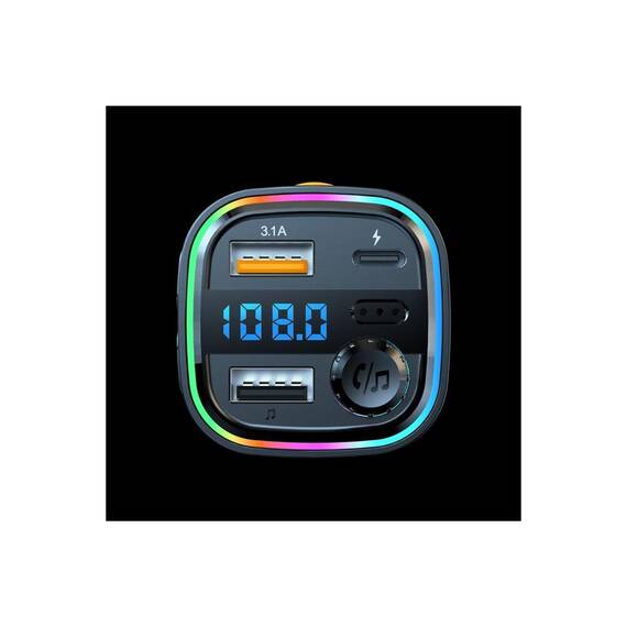 Modulator FM  cu Bluetooth si functie de incarcare  Cod: FMT-26BT - 2- Roveli