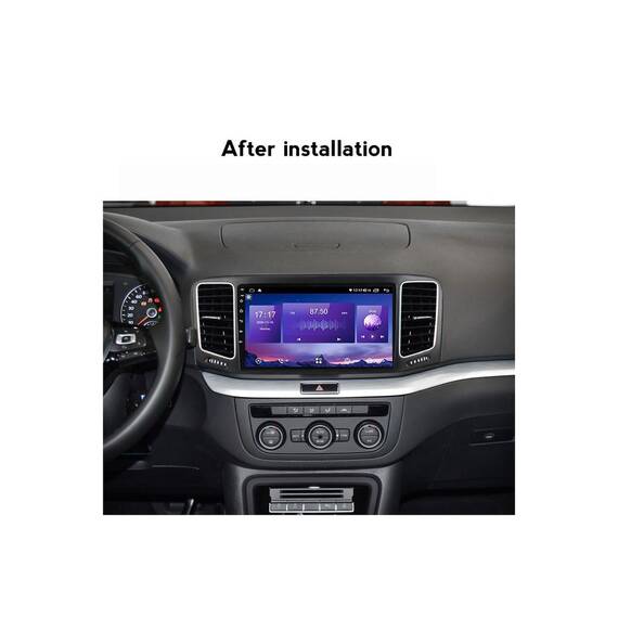Rama Navigatie 9" cu cablaj si modul canbus compatibila VW Sharan 2010->  Cod: NV3242 / GR2 - 3- Roveli