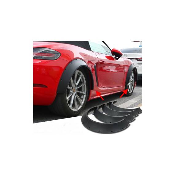 Set protectie aripa universal Overfender culoare Negru Mat  Cod: HH-UNIV-034 - 2- Roveli