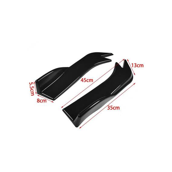 Set prelungire coltar bara spate culoare Negru Lucios  Cod: UNIV-008 - 2- Roveli