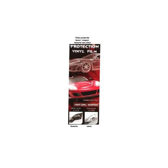 Folie transparenta protectie  faruri / stopuri ORACAL 1mx0.63m - 2- Roveli