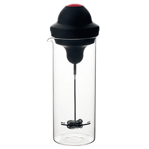 Aparat pentru spumare lapte, 450ml, sticla, portabil - - Roveli