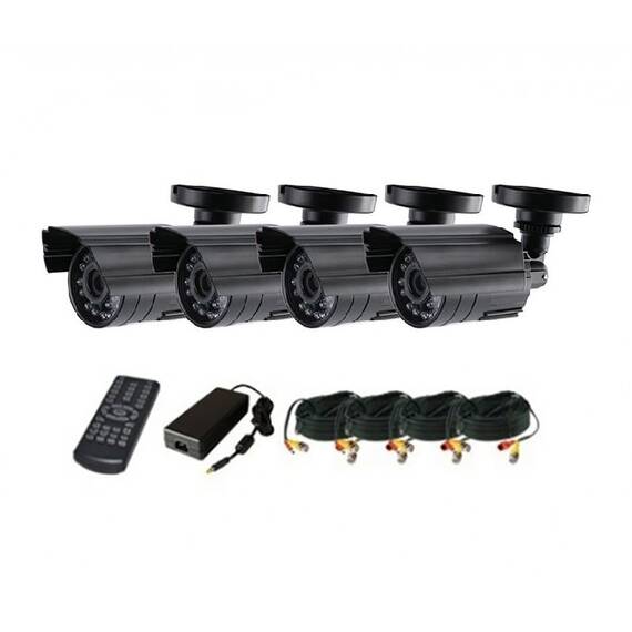 Sistem de supraveghere CCTV cu 4 camere HD, IR - 2- Roveli