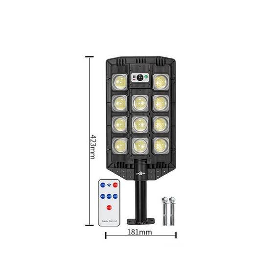 Lampa solara cu suport si telecomanda W7100A/4, 40W - 4- Roveli