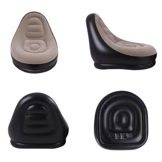 Set fotoliu si taburet gonflabil, pompa electrica, PVC, 2 modele - 5- Roveli