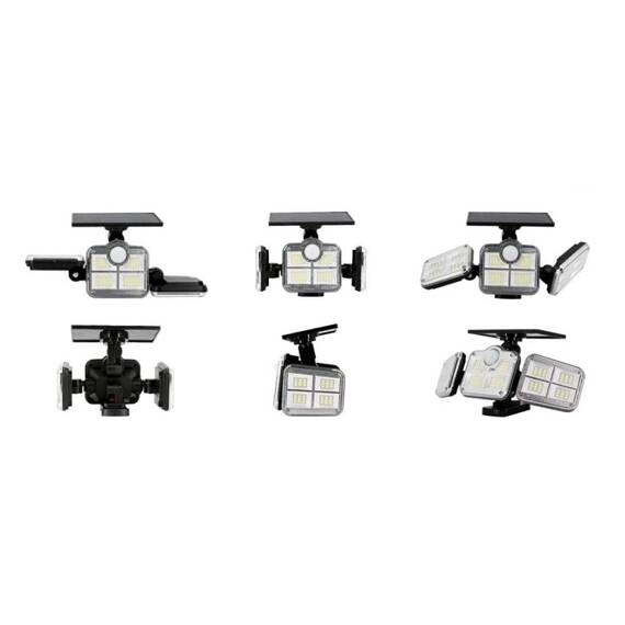 Lampa LED cu panou solar, Aerbes, 120W - 2- Roveli