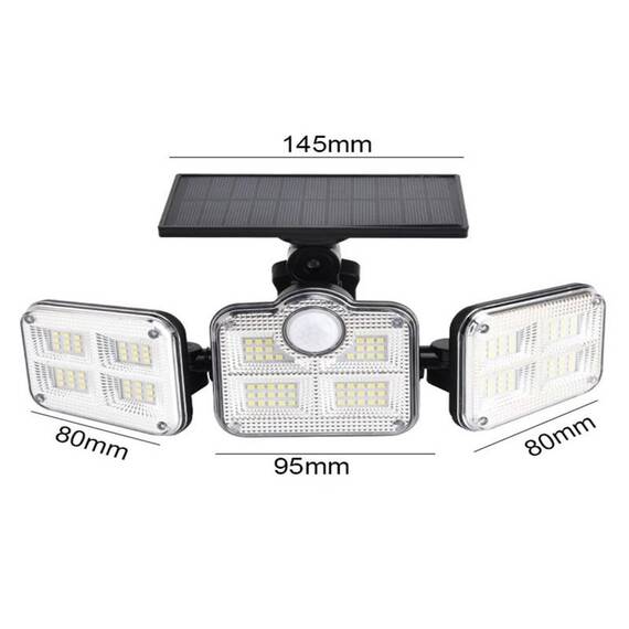 Lampa LED cu panou solar, Aerbes, 120W - 4- Roveli