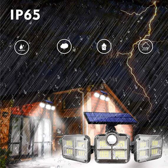 Lampa LED cu panou solar, Aerbes, 120W - 5- Roveli