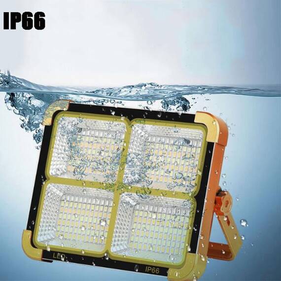 Proiector LED cu incarcare solara W887A, 288 LED, 250W - 8- Roveli