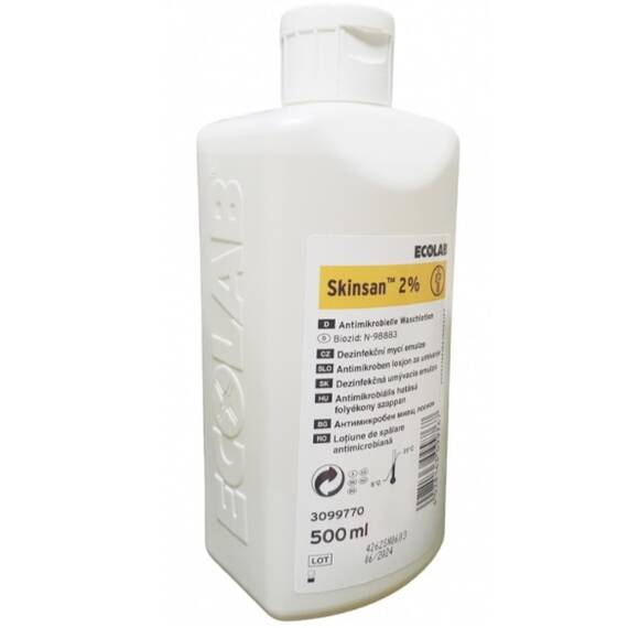 Skinsan 2% Clorhexidina - sapun dezinfectant maini si tegumente - - Roveli