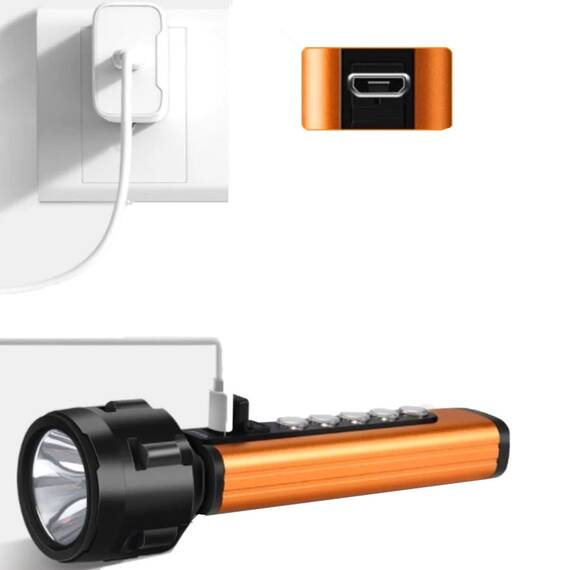 Lanterna LED/COB, reincarcabila, 5W - 2- Roveli