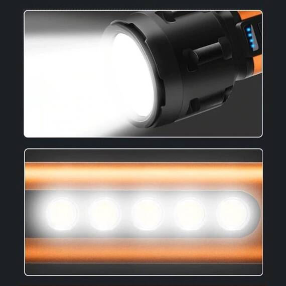Lanterna LED/COB, reincarcabila, 5W - 5- Roveli