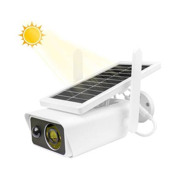 Camera de supraveghere cu panou solar, IP66, WIFI, 3MP - 3- Roveli
