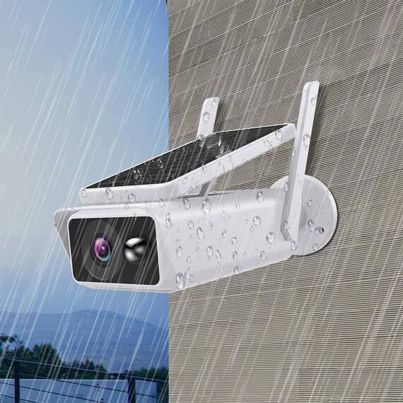 Camera de supraveghere cu panou solar, IP66, WIFI, 3MP - 5- Roveli
