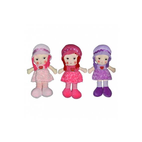 Papusa plus, rugaciunea “Inger, Ingerasul meu”, diferite culori - - Roveli