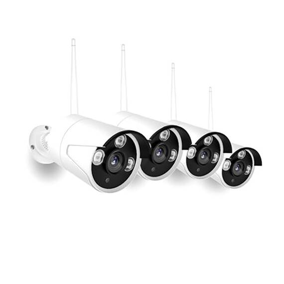 Sistem de supraveghere Jortan, 4 camere, HDMI, Wireless - 2- Roveli