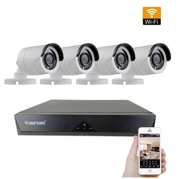 Sistem de supraveghere Jortan, 4 camere, HDMI, Wireless - 6- Roveli