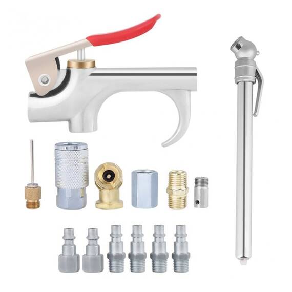 Set profesional accesorii pentru compresoare aer, 14 piese - - Roveli