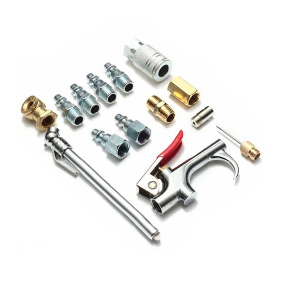 Set profesional accesorii pentru compresoare aer, 14 piese - 2- Roveli