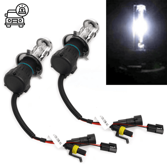 Set 2 becuri xenon, H4/3, 6000K, 70W/set - 4- Roveli
