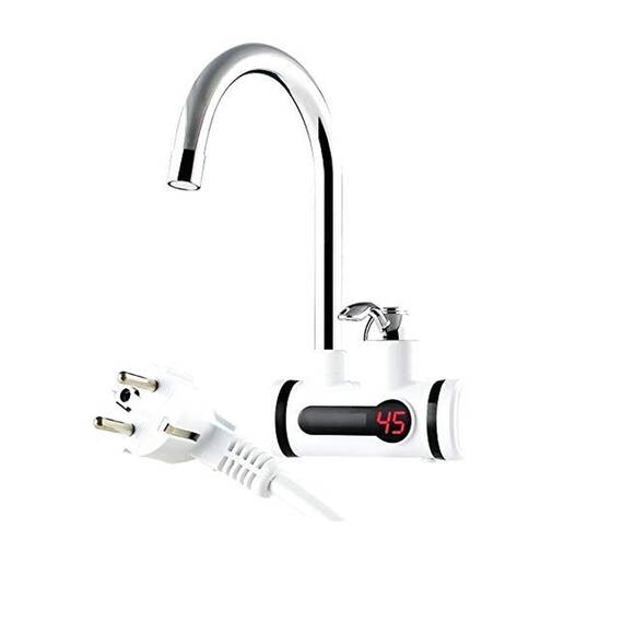 Robinet Electric cu furtun si para dus, pentru perete - 3- Roveli