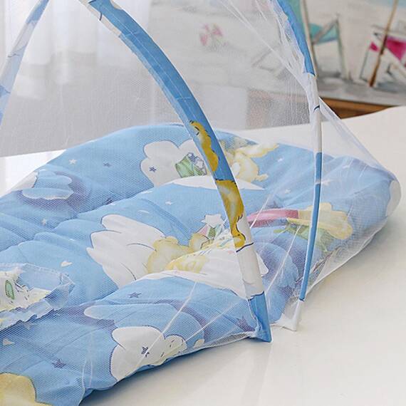 Patut pliabil si portabil, pentru copii, plasa anti insecte - 3- Roveli