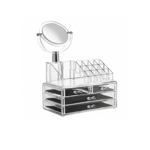Organizator cosmetice din acril cu 4 sertare - 3- Roveli