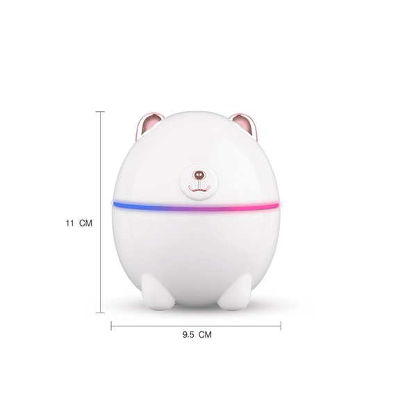 Umidificator in forma de ursulet polar , 220 ml, USB - 3- Roveli