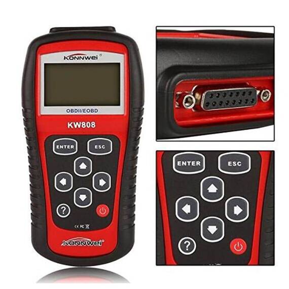 Aparat diagnoza, tester auto OBDII EOBD Konnwei KW 808 - 4- Roveli