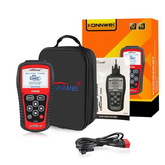 Aparat diagnoza, tester auto OBDII EOBD Konnwei KW 808 - 6- Roveli