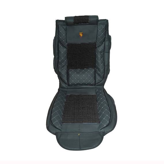 Huse scaune auto universale, textil/piele ecologica, 7 piese - 4- Roveli