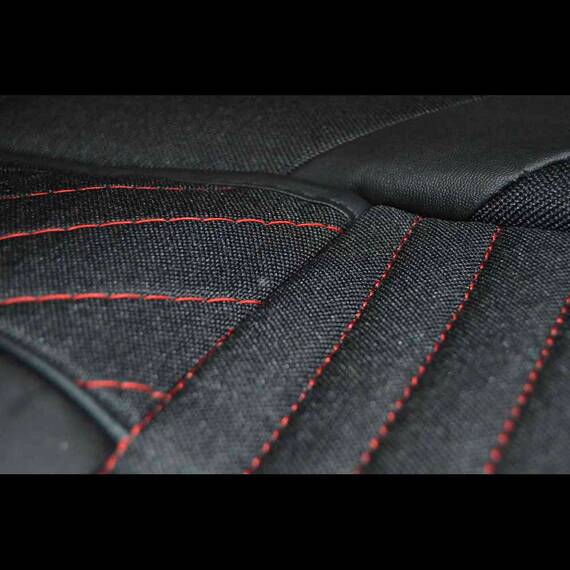 Set huse scaune auto universale, textil/piele ecologica, 7 piese - 7- Roveli