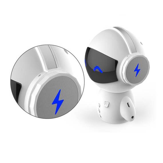 Boxa Portabila Robot Bluetooth, Power bank, Subwoofer incorporat - 8- Roveli